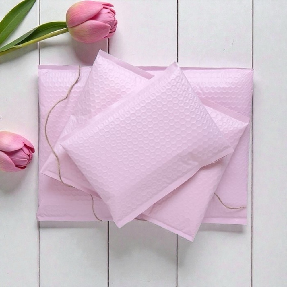 Pink 10.5”x16” Poly Bubble Mailer - Picture 4 of 6